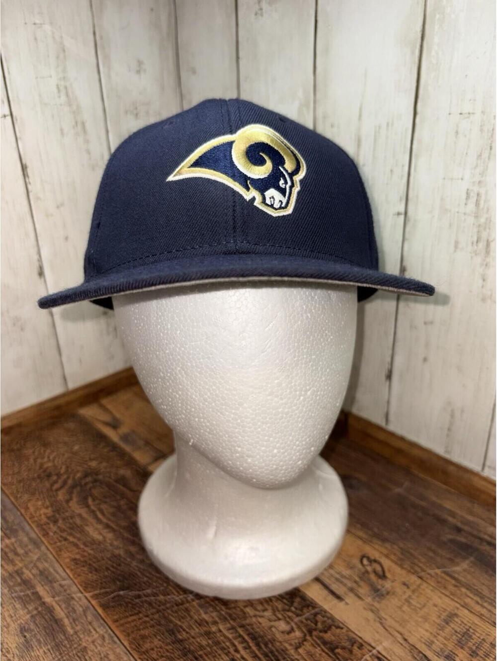 2016 NFL Draft LA Rams Snapback Hat Navy Blue Only Year Ram Color Logo! Otto Cap